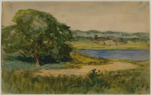 風景 作： Edward Mitchell Bannister