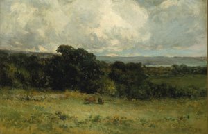 快適な牧草地 作： Edward Mitchell Bannister