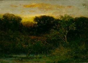 日の出、nd 作： Edward Mitchell Bannister