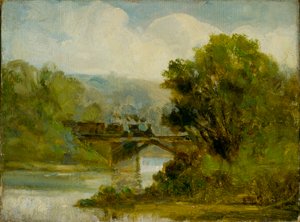 電車 作： Edward Mitchell Bannister
