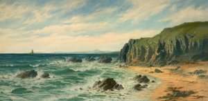 海岸の情景、1887年。 作： Edward Moore