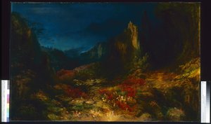 海の谷 (キャンバスに油彩) 作： Edward Moran