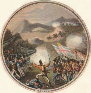 アルブエラの戦い、1815年、1910年 作： Edward Orme