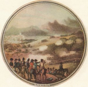 ヴィットーリアの戦い、1815 1910 作： Edward Orme