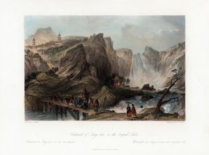 Ting-hooの白内障、三脚湖、中国、c1840。 作： Edward Paxman Brandard