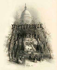 「国会議事堂のドーム」、1874 年。