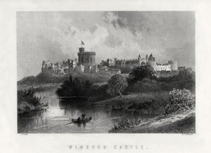 イギリス、ウィンザー城、1883年 作： Edward Paxman Brandard