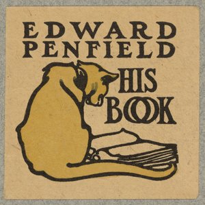 ブックプレート、1900年頃 作： Edward Penfield