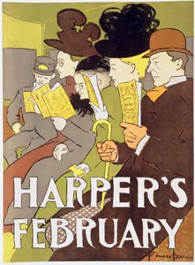 『ハーパーズ』誌の表紙イラスト 作： Edward Penfield