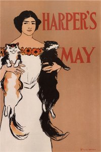 ハーパーズ1897年5月 作： Edward Penfield