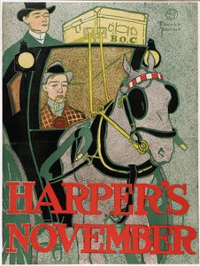 ハーパーズ11月号 作： Edward Penfield