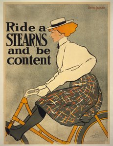 スターンズに乗って満足する 作： Edward Penfield