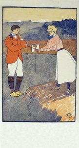 9月、1931年ゴルフカレンダーの詳細、パブ。 1931 作： Edward Penfield