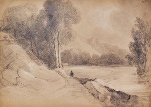 人物のいる風景 作： Edward Pretty