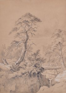 木橋のある風景 作： Edward Pretty