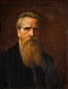 芸術家の自画像の肖像、1906年。 作： Edward R Taylor