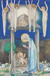キリスト降誕 作： Edward Reginald Frampton