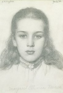 マーガレットエリノールモース、1882年1月2日 作： Edward Robert Hughes