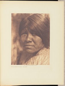 カンポの若い女性 - ディエゲーニョ 作： Edward S. Curtis