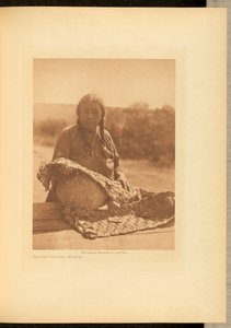 編み込みスカッシュ - ウィチタ 作： Edward S. Curtis