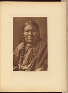 シャイアン・ウーマン 作： Edward S. Curtis