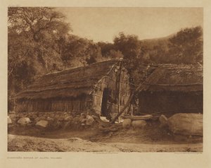 サンタ・イサベルのディエゲニョ・ハウス 作： Edward S. Curtis