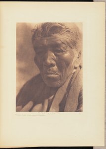 「モンキー・フェイス - 大型ディエゲーニョ・テーブル 作： Edward S. Curtis