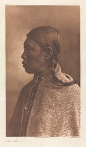 ポートフォリオIX、プレート321：Lummi Woman 作： Edward S. Curtis