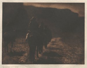ポートフォリオ I, Plate 1: 消えゆく種族-ナバホ族 作： Edward S. Curtis