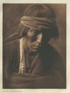 ポートフォリオ I, Plate 35: ハストビガ＝ナバホ族の医学者 作： Edward S. Curtis
