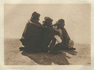 ポートフォリオI、プレート36注目のポイント-ナバホ 作： Edward S. Curtis