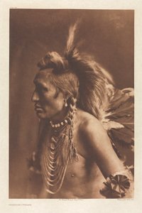 ポートフォリオ VI、プレート 194: ギャンブラー -- ピーガン 作： Edward S. Curtis
