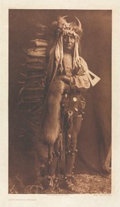 ポートフォリオ VI、プレート 206: 鉄の乳房 - ピーガン 作： Edward S. Curtis