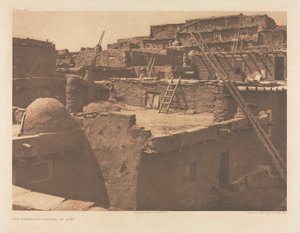 ポートフォリオXVII 609：ズーニの段々畑 作： Edward S. Curtis