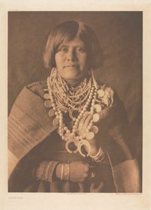 ポートフォリオ XVII 613：ズーニの少女 作： Edward S. Curtis