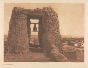 ポートフォリオ XVI 564: アコマ鐘楼 作： Edward S. Curtis