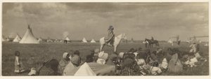 [ザ・クリアー - ピーガン]。 作： Edward S. Curtis