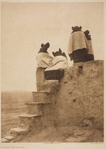 ダンサーを見る 作： Edward S. Curtis