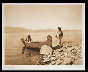 乗船～クッタナイ 作： Edward Sheriff (after) Curtis