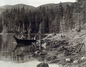 Amerikan intiaanit melomassa nootkan rannalla 作： Edward Sheriff Curtis
