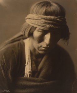 ハストビガ、ナバホ族の薬師 1904年（写真） 作： Edward Sheriff Curtis