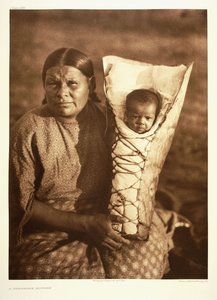 コマンチの母 作： Edward Sheriff Curtis