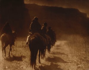 Tha Vanishing: ラス、ナバホ 作： Edward Sheriff Curtis