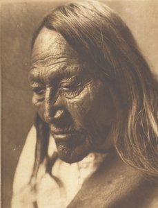 ツー ストライク、1907 年。 作： Edward Sheriff Curtis