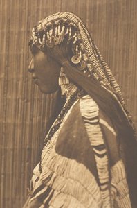 ウィシャム ガール、プロフィール、1910 年。 作： Edward Sheriff Curtis