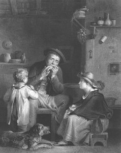 ユダヤ人のハープ、c1808 作： Edward Smith