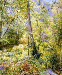 まだらの陽光、シープスクームの森 作： Edward Steel Harper