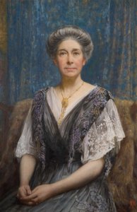 アルフレッド・C・オスラー夫人の肖像画 作： Edward Steel Harper