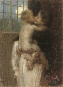 キス、c。 1910年。 作： Edward Stott