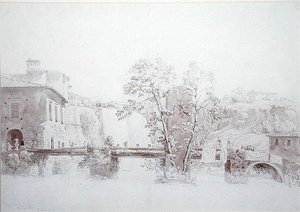 ソラの島（紙にペン、インク、ウォッシュ） 作： Edward Swinburne